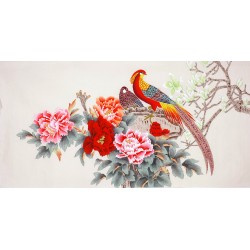 Chinese Peony Painting - CNAG008676