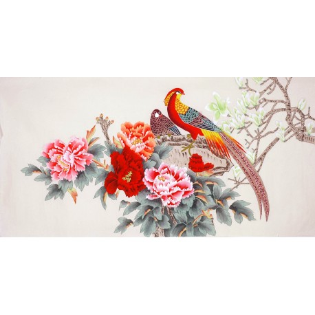 Chinese Peony Painting - CNAG008676