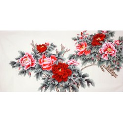 Chinese Peony Painting - CNAG008677