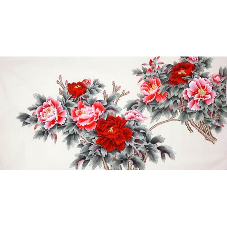 Chinese Peony Painting - CNAG008677