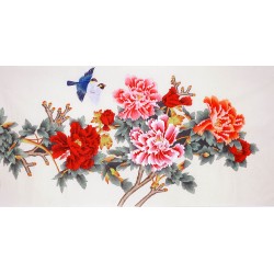 Chinese Peony Painting - CNAG008678