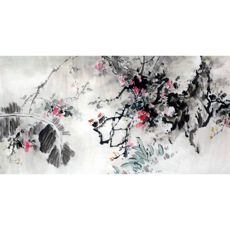 Chinese Flowers&Trees Painting - CNAG008705