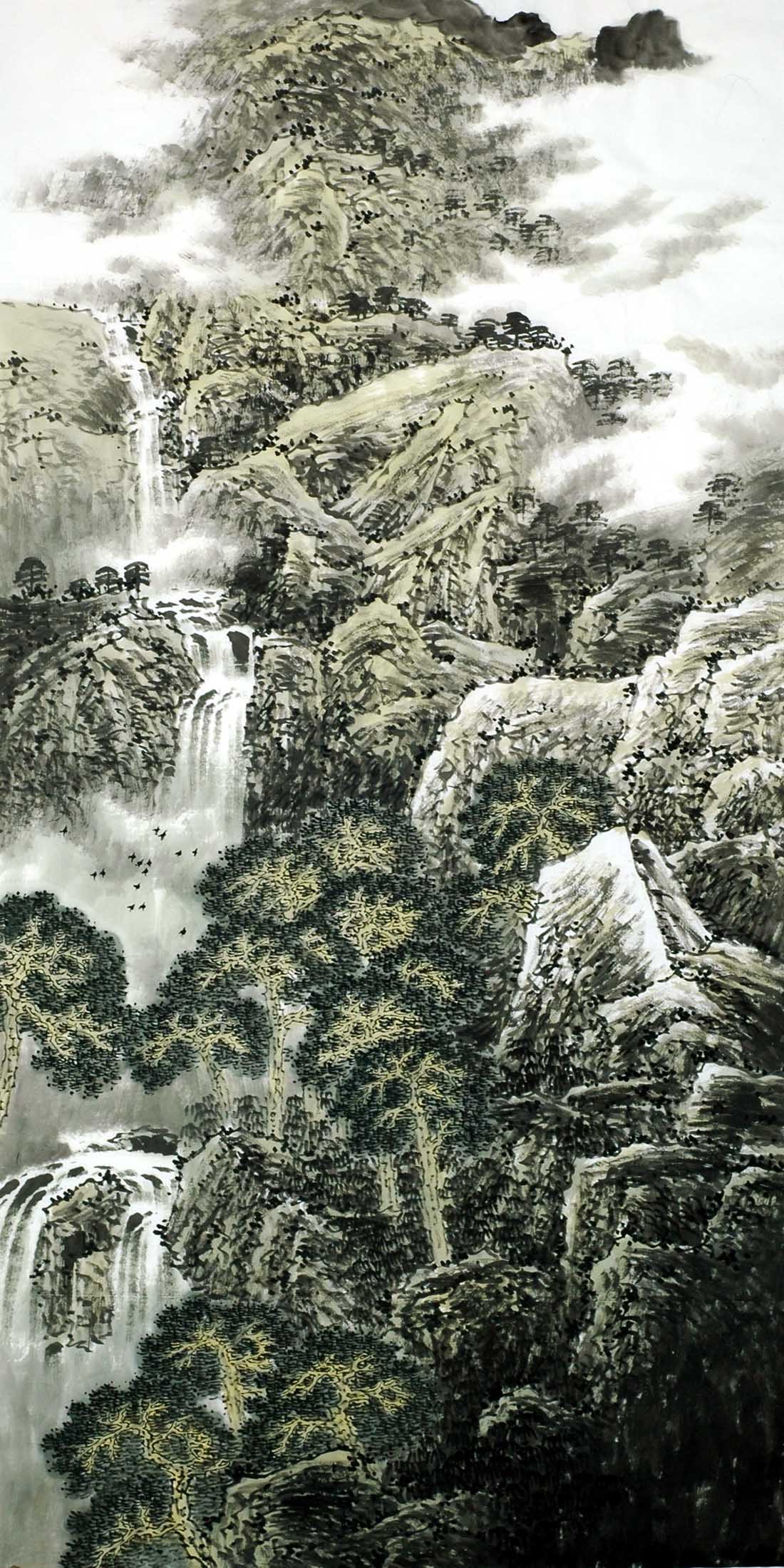 Chinese Landscape Painting - CNAG008719