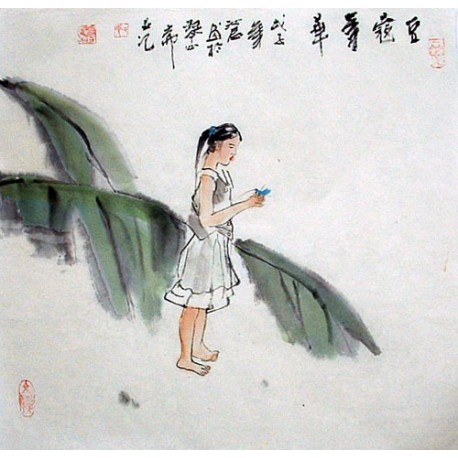 Chinese Figure Painting - CNAG008721