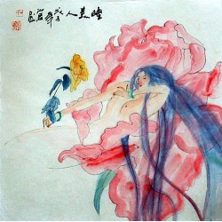 Chinese Figure Painting - CNAG008722
