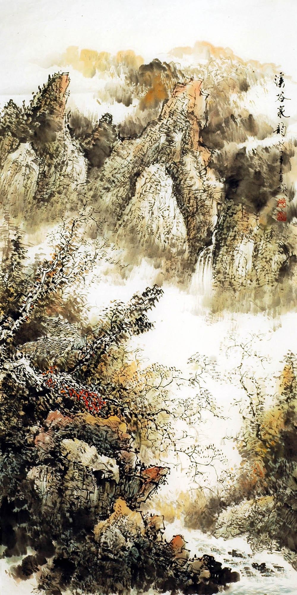 Chinese Landscape Painting - CNAG008741