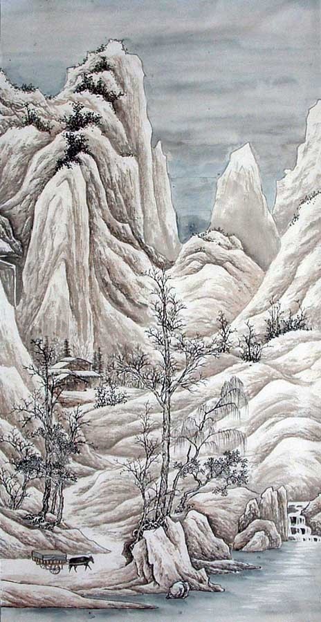 Chinese Landscape Painting - CNAG008742