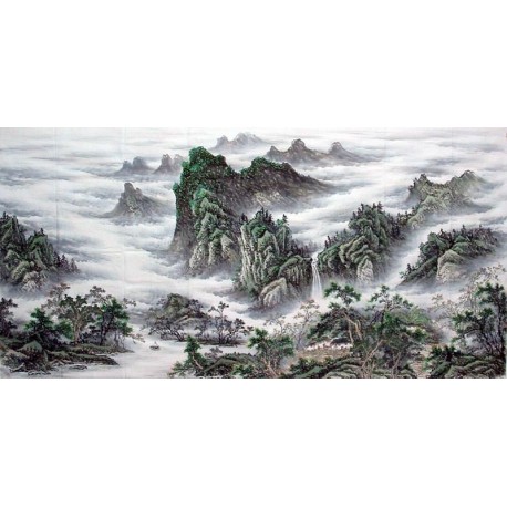 Chinese Landscape Painting - CNAG008744
