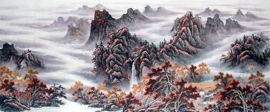 Chinese Landscape Painting - CNAG008746
