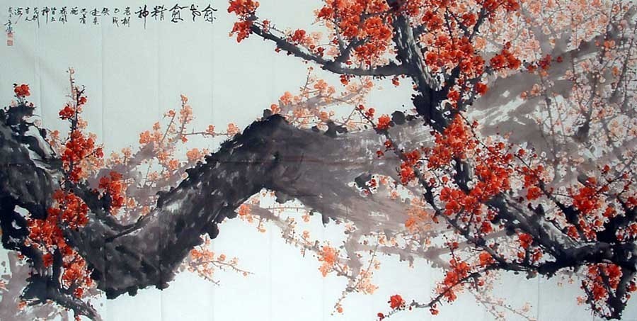 Chinese Plum Painting - CNAG008747