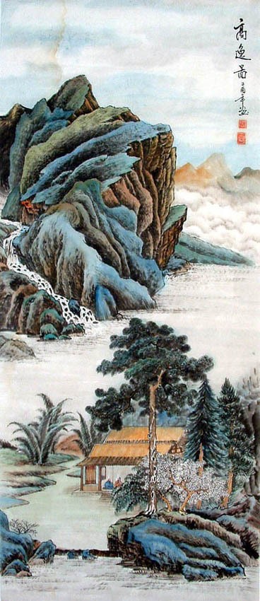 Chinese Landscape Painting - CNAG008748