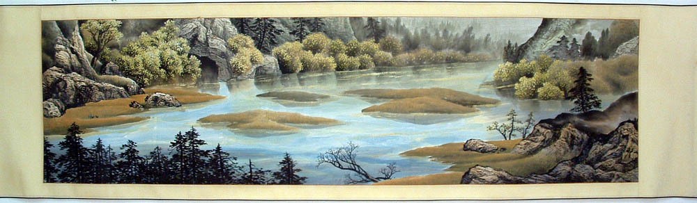 Chinese Landscape Painting - CNAG008760