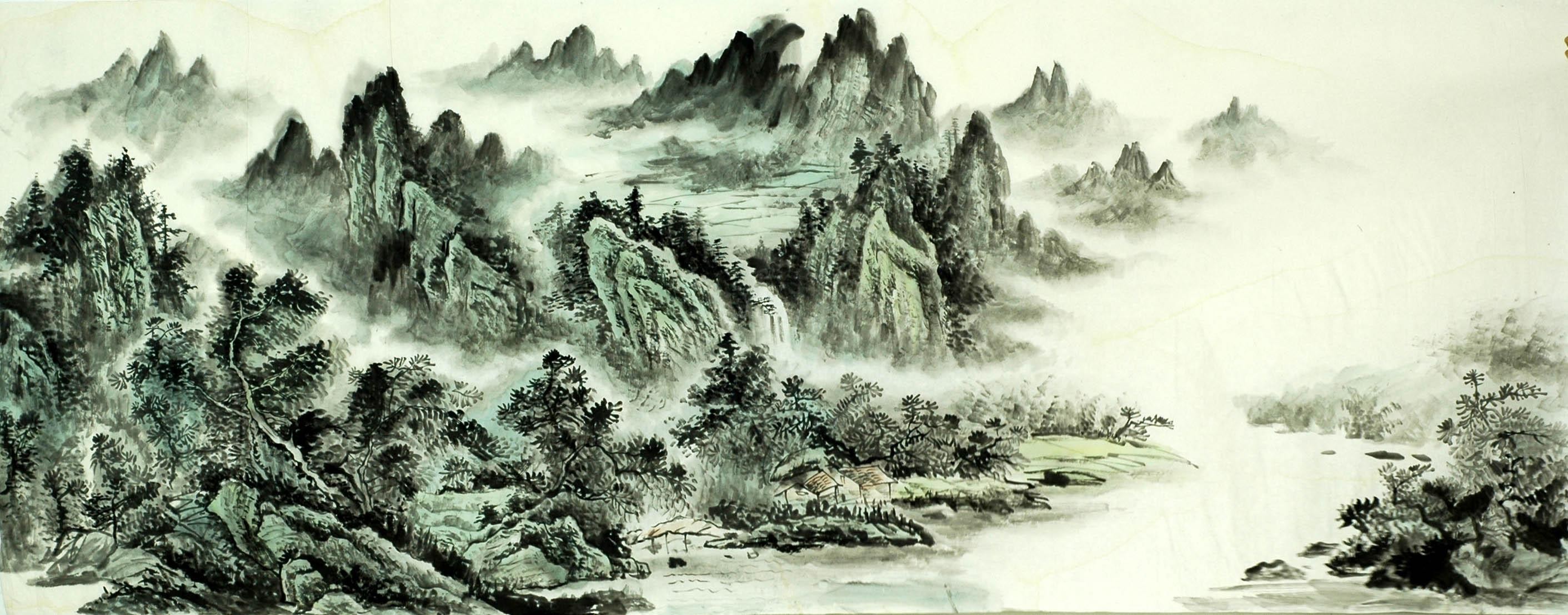 Chinese Landscape Painting - CNAG008763