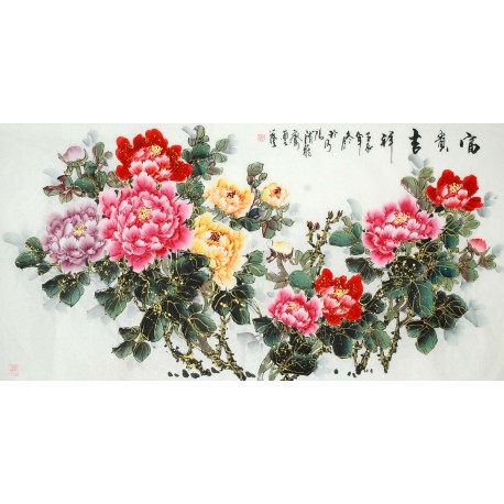 Chinese Peony Painting - CNAG008767