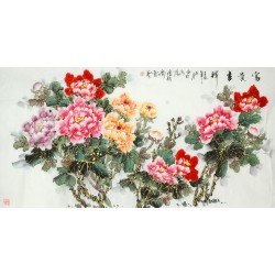 Chinese Peony Painting - CNAG008777