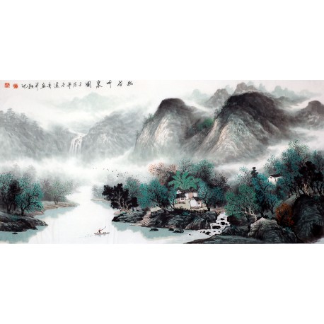 Chinese Landscape Painting - CNAG008780