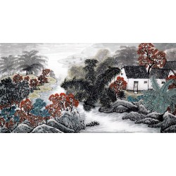 Chinese Landscape Painting - CNAG008784