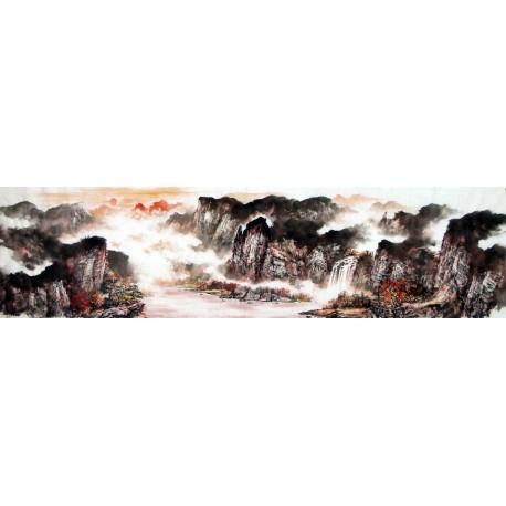 Chinese Landscape Painting - CNAG008792