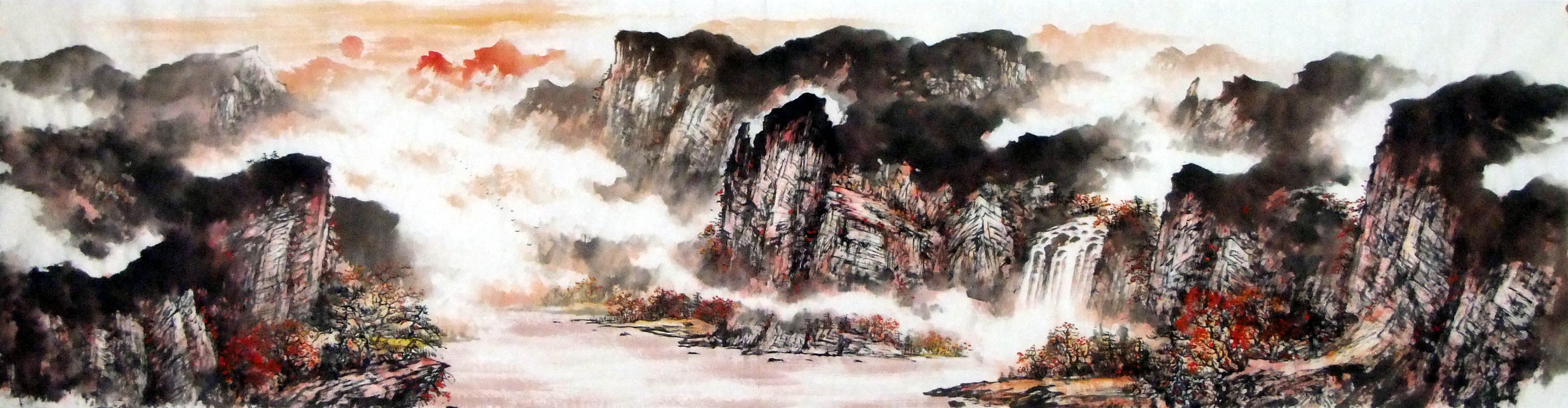 Chinese Landscape Painting - CNAG008792