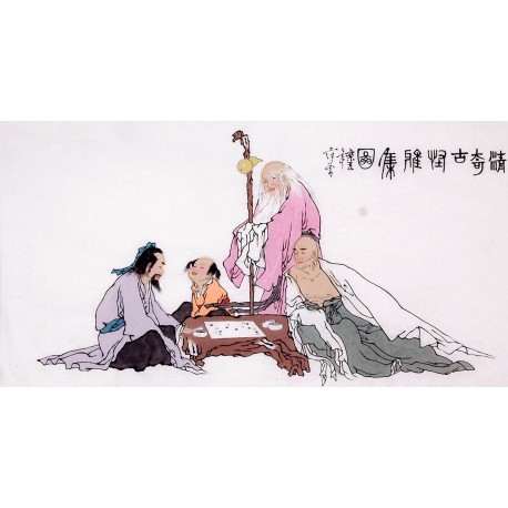 Chinese Figure Painting - CNAG008794