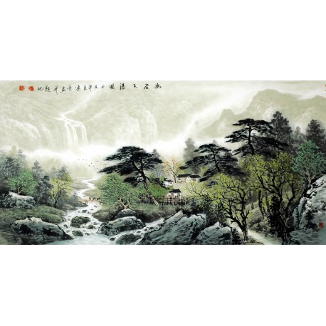 Chinese Landscape Painting - CNAG008796