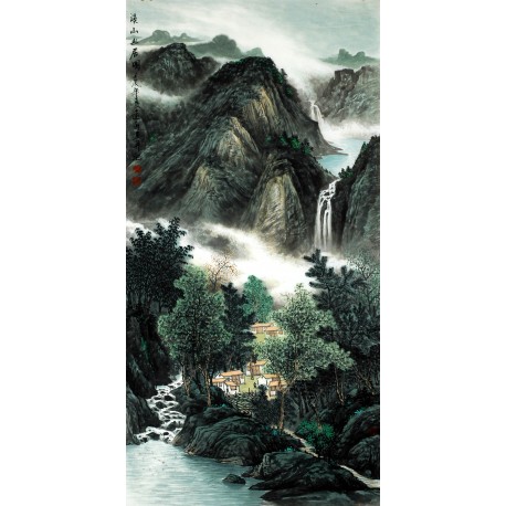 Chinese Landscape Painting - CNAG008797