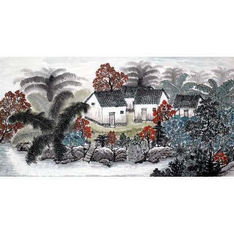 Chinese Landscape Painting - CNAG008801
