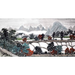 Chinese Landscape Painting - CNAG008803