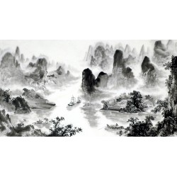 Chinese Landscape Painting - CNAG008806
