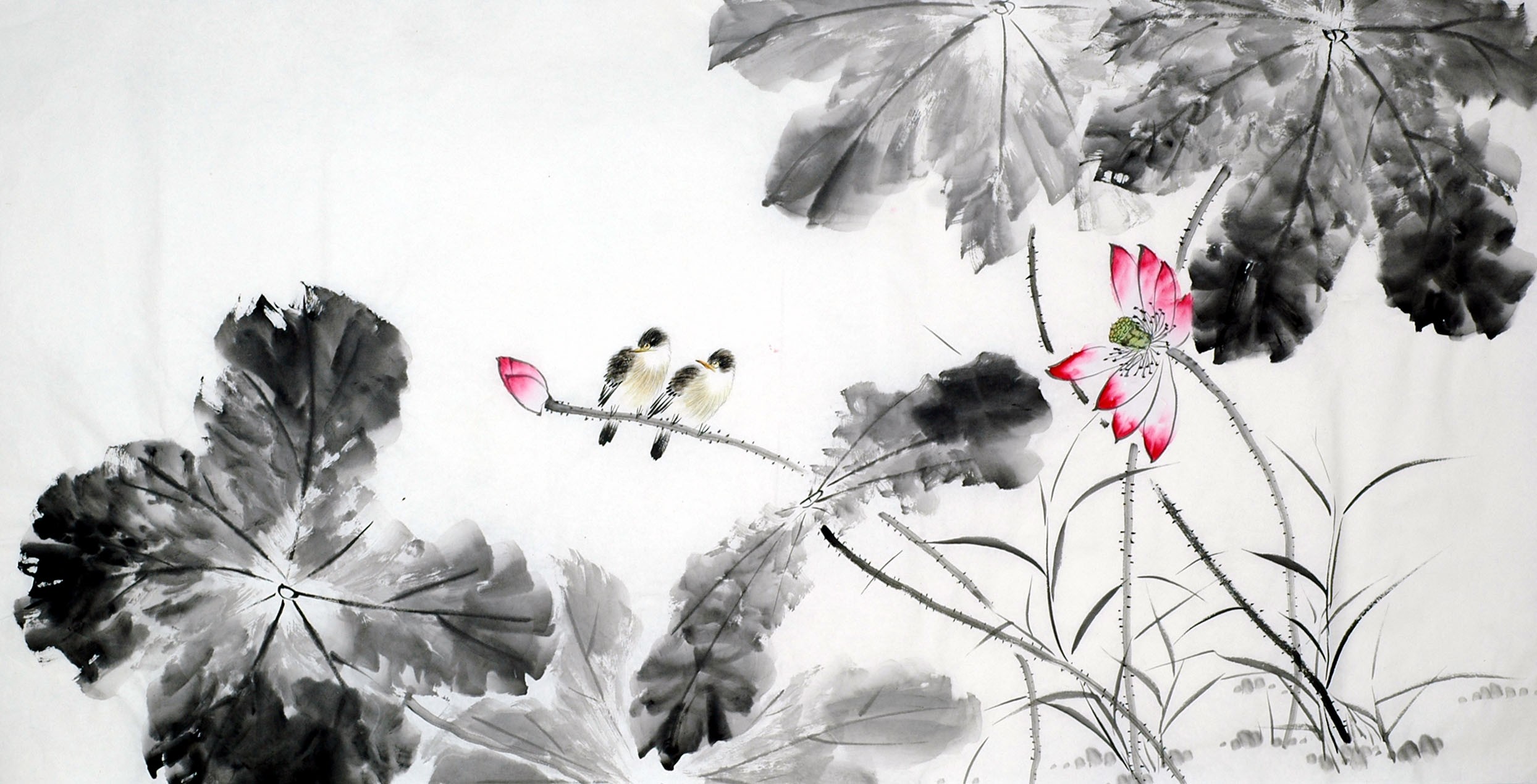 Chinese Flowers&Trees Painting - CNAG008807
