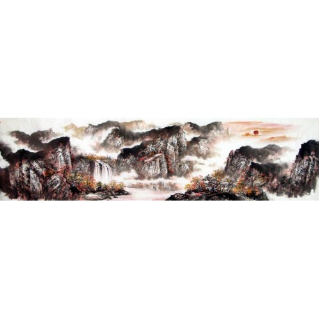 Chinese Landscape Painting - CNAG008809