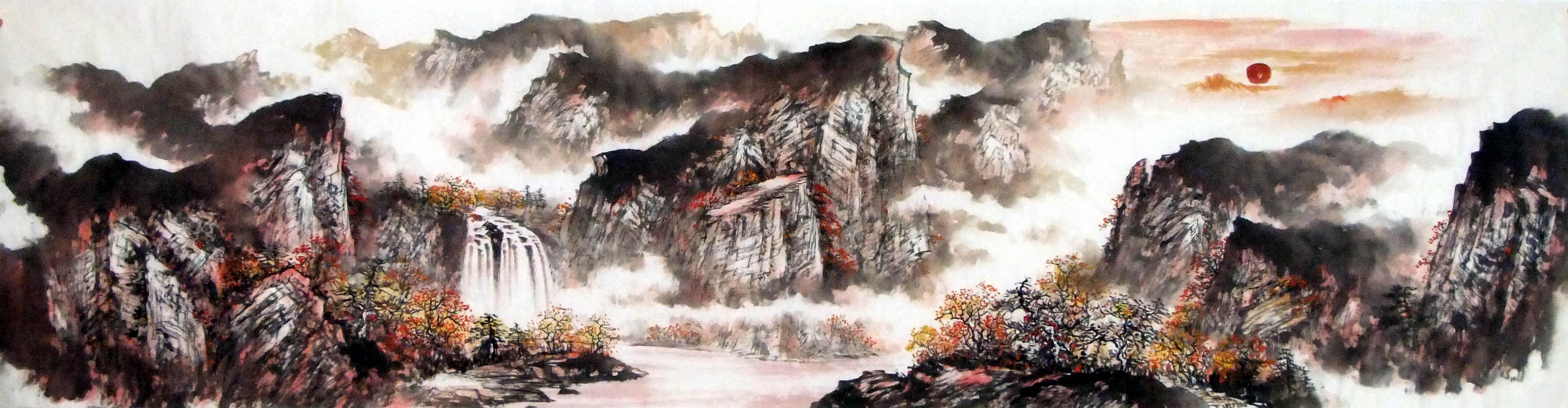Chinese Landscape Painting - CNAG008809