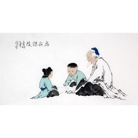 Chinese Figure Painting - CNAG008811