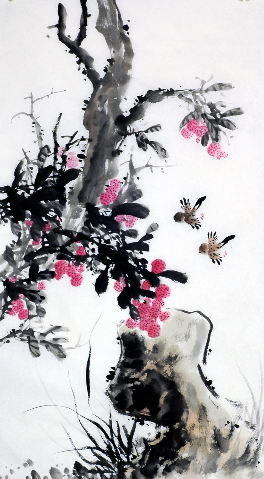 Chinese Flowers&Trees Painting - CNAG008813