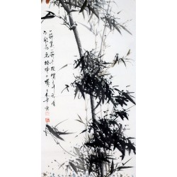 Chinese Ink Bamboo Painting - CNAG008816