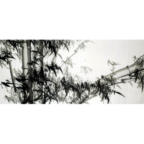 Chinese Ink Bamboo Painting - CNAG008821