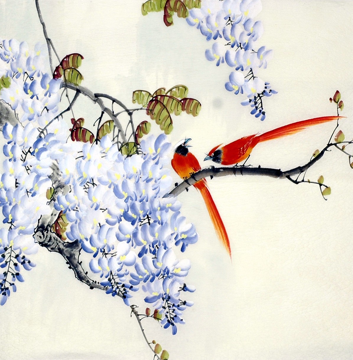 Chinese Flowers&Trees Painting - CNAG008823