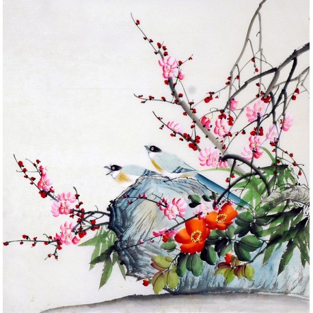 Chinese Flowers&Trees Painting - CNAG008826