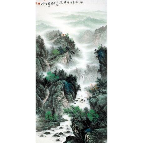 Chinese Landscape Painting - CNAG008827