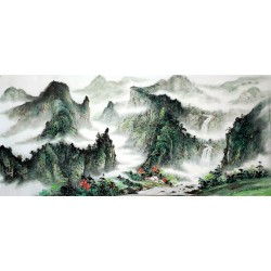 Chinese Landscape Painting - CNAG008831