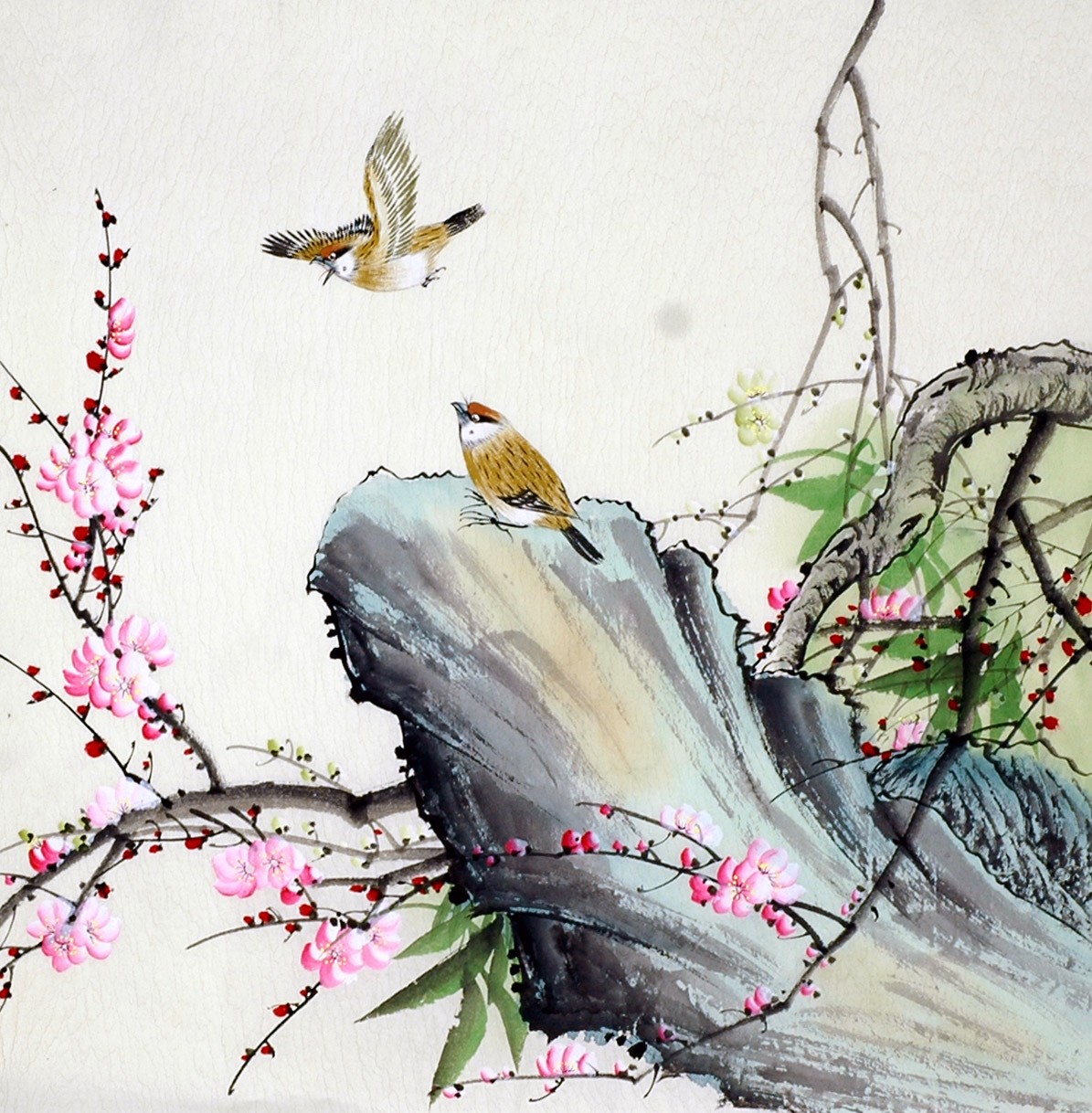 Chinese Flowers&Trees Painting - CNAG008835