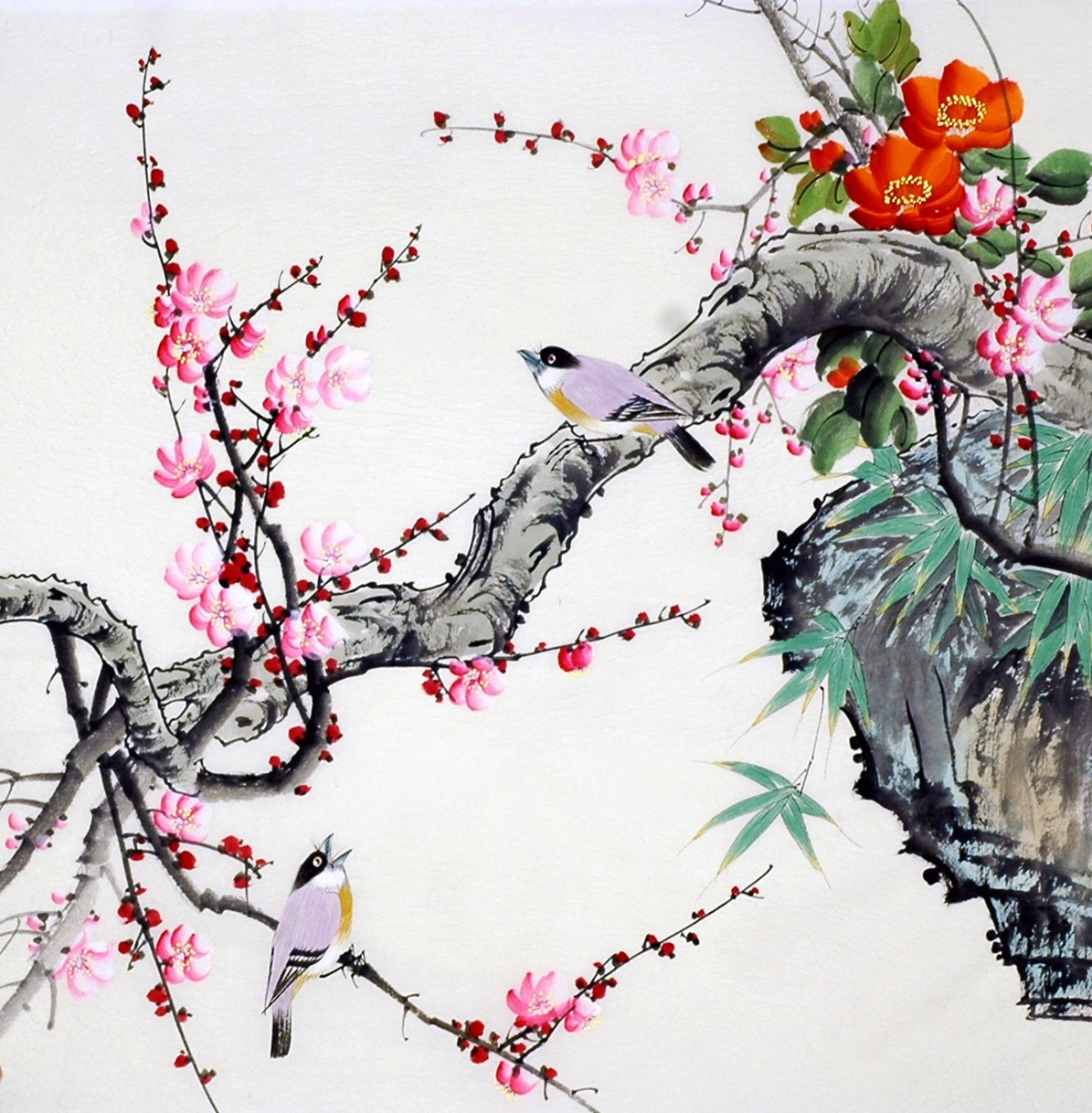 Chinese Flowers&Trees Painting - CNAG008837