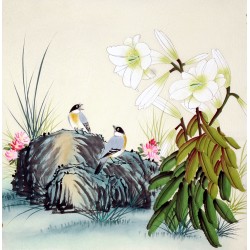 Chinese Flowers&Trees Painting - CNAG008838