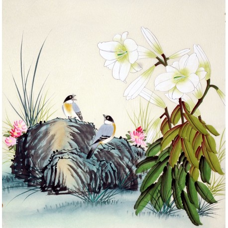 Chinese Flowers&Trees Painting - CNAG008838