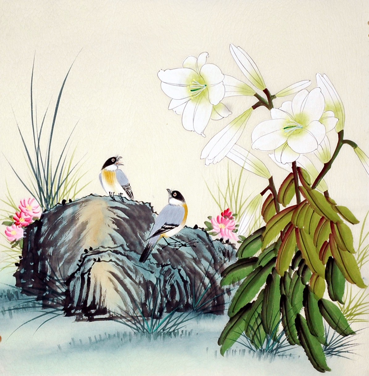 Chinese Flowers&Trees Painting - CNAG008838