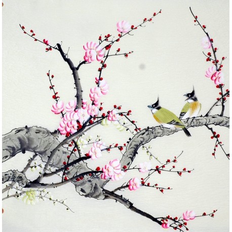 Chinese Flowers&Trees Painting - CNAG008839
