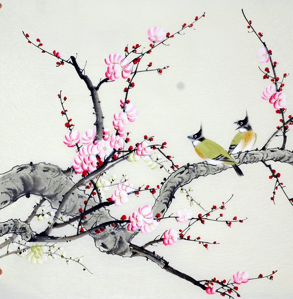 Chinese Flowers&Trees Painting - CNAG008839