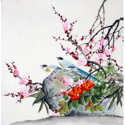Chinese Flowers&Trees Painting - CNAG008841