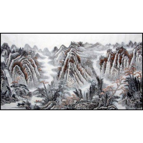 Chinese Landscape Painting - CNAG008845