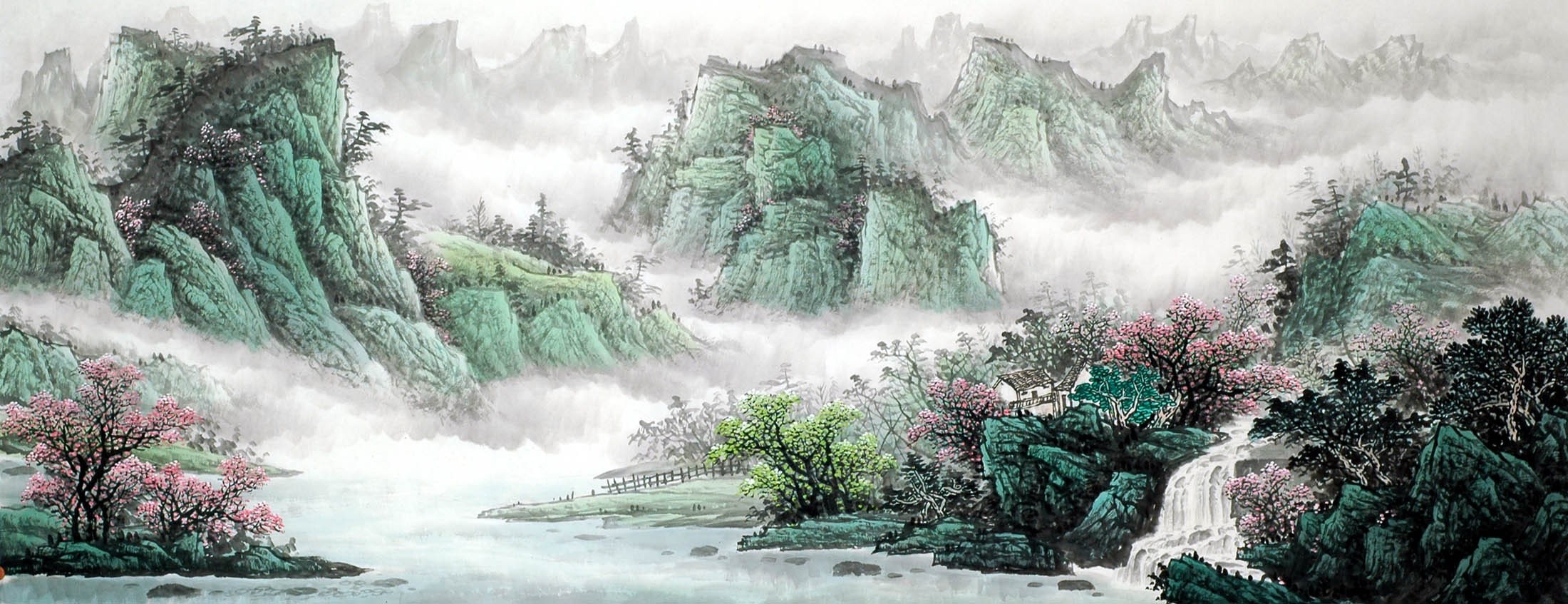 Chinese Landscape Painting - CNAG008851